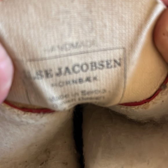 Isle Jacobsen Womens Short Rain Boots Red 36 Lace Up Cotton Lining Sustainable - Picture 10 of 15